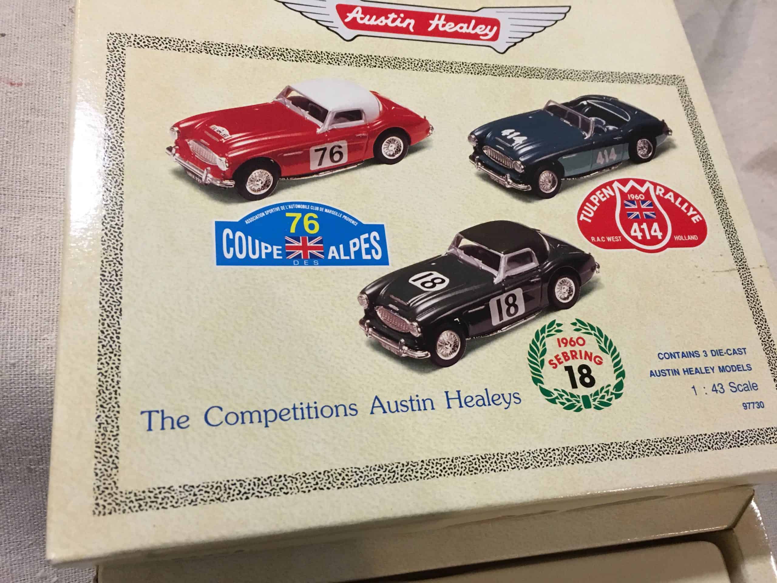 Austin Healey Competition Collection Corgi Model Set - Sports